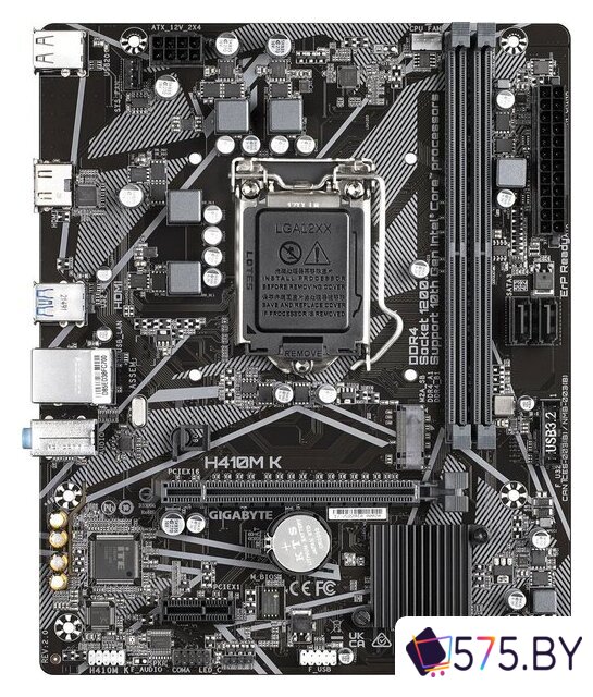 Материнская плата Gigabyte H410M K (rev. 2.0) в магазине 575.by