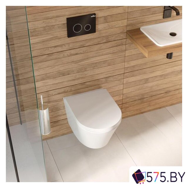 Инсталляция для унитаза Lavinia Boho Relfix 5 в 1 77010037 (черный пластик) в магазине 575.by