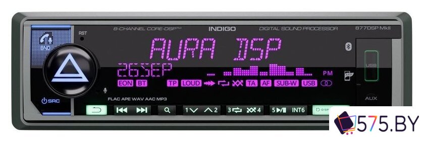 USB-магнитола Aura Indigo-877DSP MKII в магазине 575.by