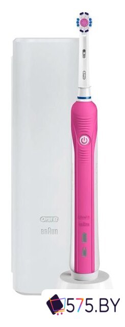 Электрическая зубная щетка Oral-B Pro 1 750 3D White D16.513.1UX (розовый) в магазине 575.by