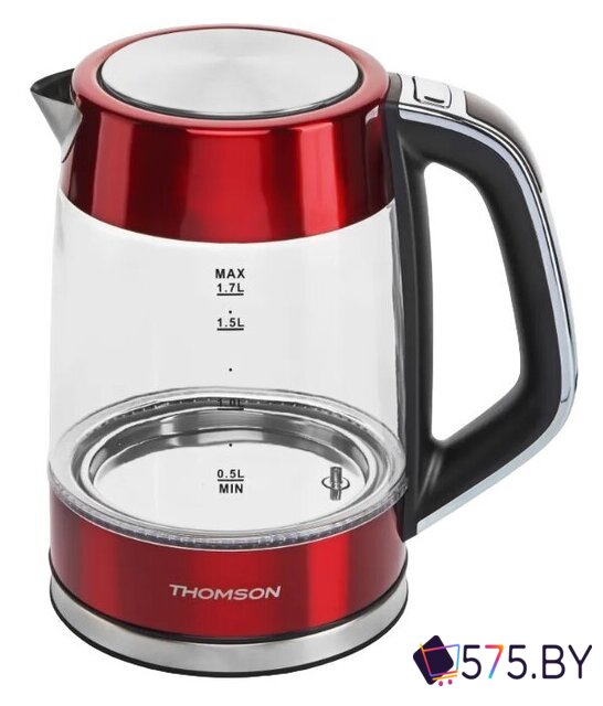 Электрический чайник Thomson K20ES-2001 (красный) в магазине 575.by