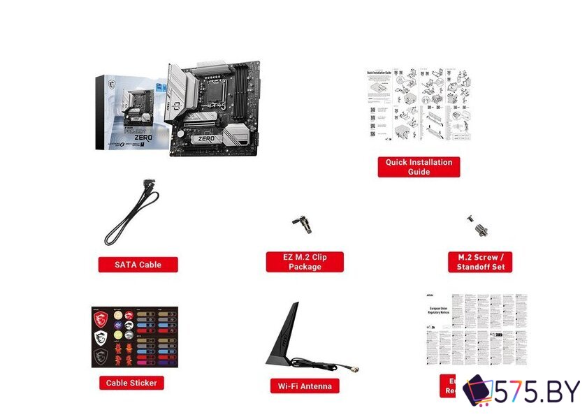 Материнская плата MSI B760M Project Zero в магазине 575.by