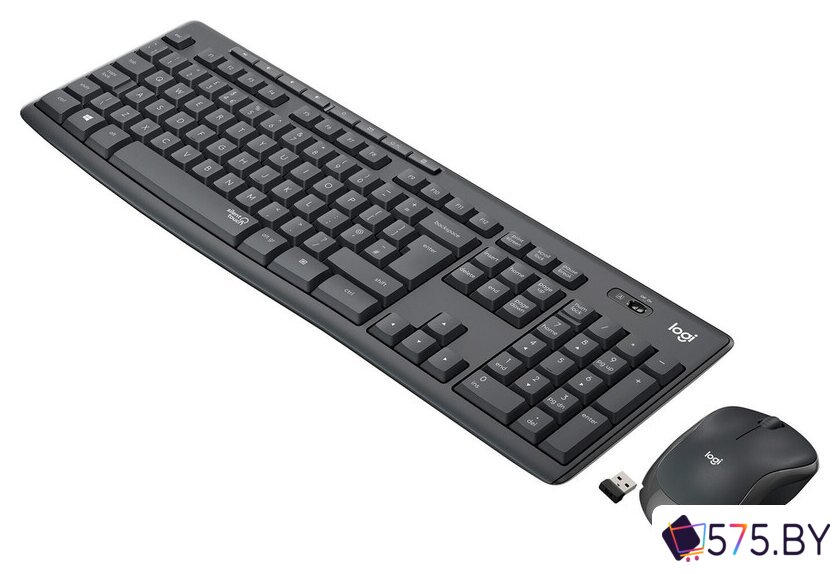 Офисный набор Logitech MK295 Silent Wireless Combo 920-009813 (графитовый) в магазине 575.by