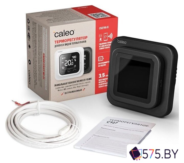 Терморегулятор Caleo С927 Wi-Fi (черный) в магазине 575.by