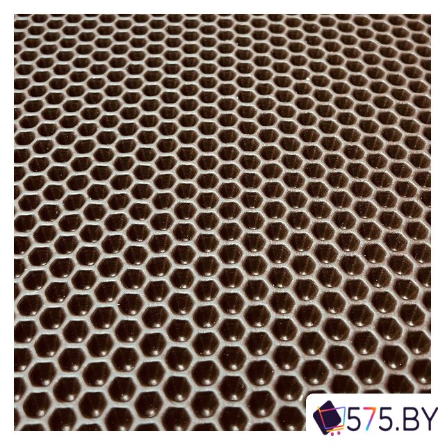 Эва лист для автоковрика Eco Cover Шестиугольник 130x140см (коричневый) в магазине 575.by