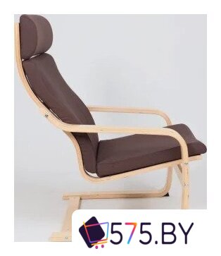 Интерьерное кресло AksHome Relax (ткань, коричневый 10858-15) в магазине 575.by