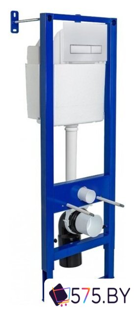 Инсталляция для унитаза Berges Wasserhaus Atom Line 410 040339 (с кнопкой) в магазине 575.by