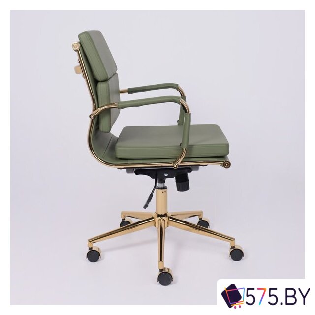 Офисное кресло AksHome Indigo LB (зеленый/золотой) в магазине 575.by