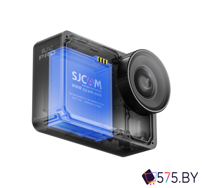 Экшен-камера SJCAM SJ10 Pro Dual Screen (черный) в магазине 575.by