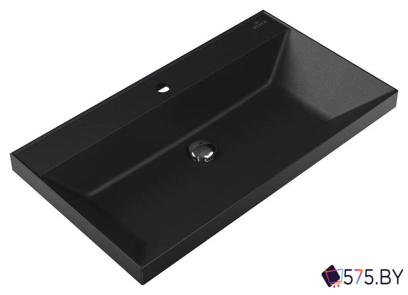 Умывальник Roxen Mila 80 black 3001180-B в магазине 575.by