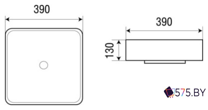 Умывальник WeltWasser Elbach 2196 в магазине 575.by