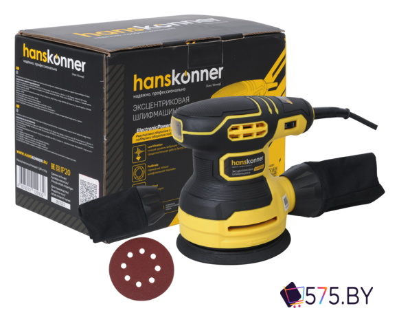 Эксцентриковая шлифмашина Hanskonner HOS8135RC в магазине 575.by