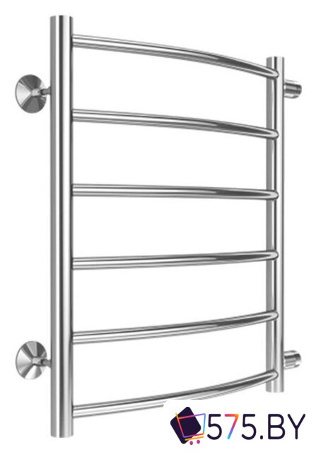 Полотенцесушитель TERMINUS Классик П6 500x600 (боковое подключение 50, хром) в магазине 575.by