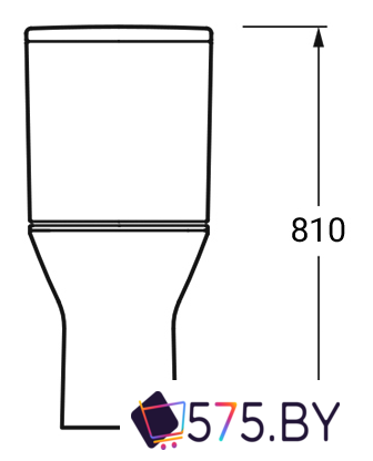 Унитаз напольный Lavinia Boho Elegant Rimless 3308002R (бачок, чаша, пневмокрышка) в магазине 575.by