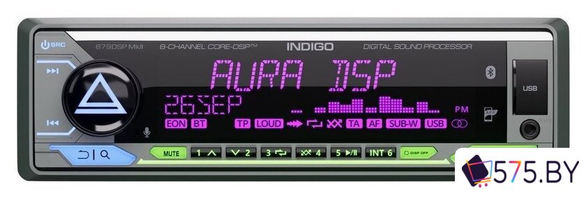 USB-магнитола Aura Indigo-879DSP MKII в магазине 575.by
