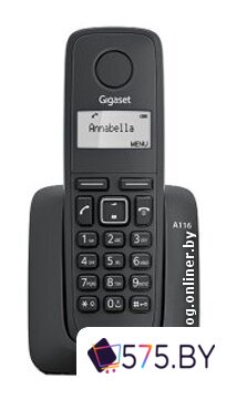 Радиотелефон Gigaset A116 (черный) в магазине 575.by