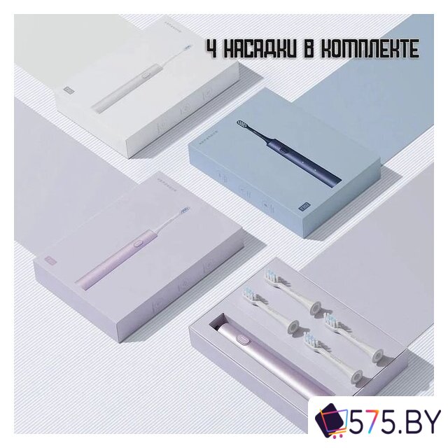 Электрическая зубная щетка Xiaomi Electric Toothbrush T302 MES608 (китайская версия, серебристый) в магазине 575.by