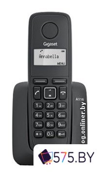 Радиотелефон Gigaset A116 (черный) в магазине 575.by