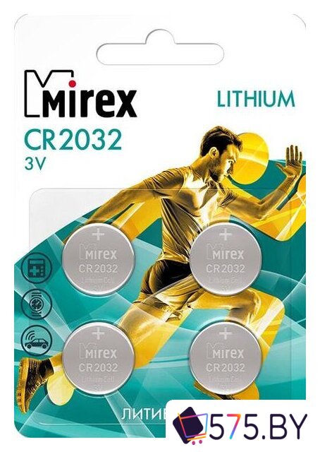 Батарейка Mirex CR2032 4 шт CR2032-E4 в магазине 575.by