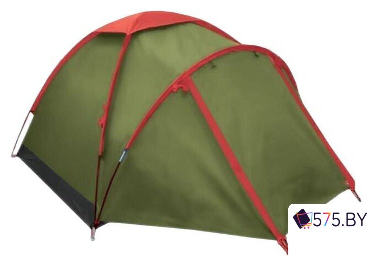 Треккинговая палатка Tramp Lite Fly 3 (зеленый) в магазине 575.by