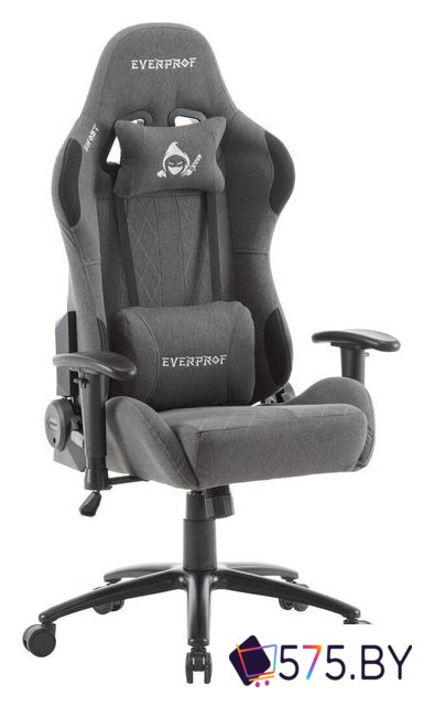 Игровое (геймерское) кресло Everprof Ghost (ткань, серый) в магазине 575.by