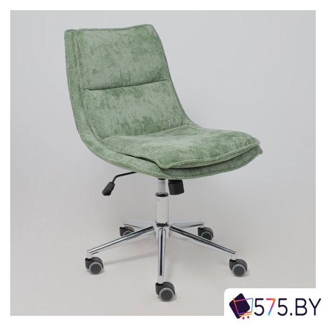 Офисное кресло AksHome Lola (зеленая рогожка GY91-14/хром) в магазине 575.by
