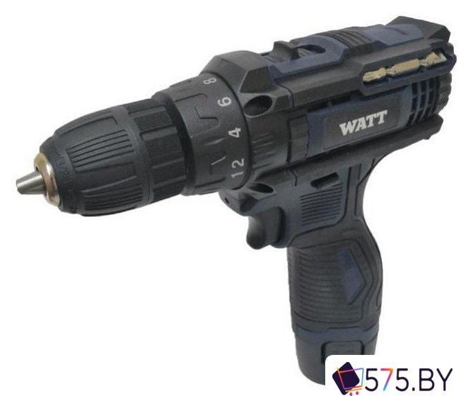 Дрель-шуруповерт WATT WAS-12Li 1.012.025.21 (с 2-мя АКБ, кейс) в магазине 575.by