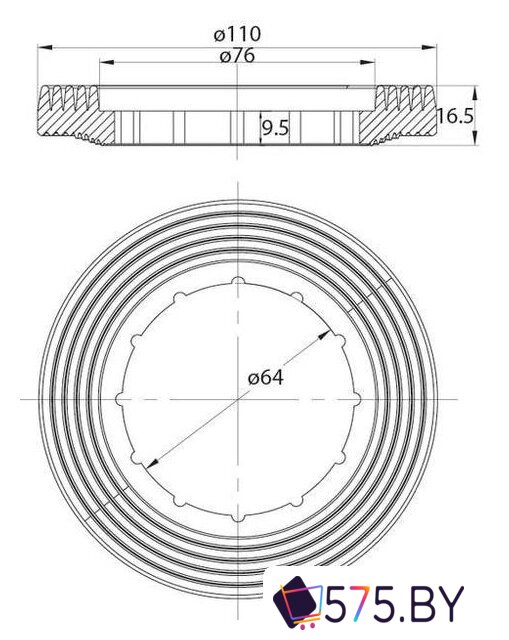 Комплект арматуры IDDIS F012400-0004 в магазине 575.by