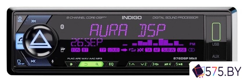 USB-магнитола Aura Indigo-876DSP MKII в магазине 575.by
