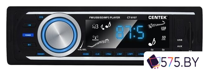 USB-магнитола CENTEK CT-8107 в магазине 575.by
