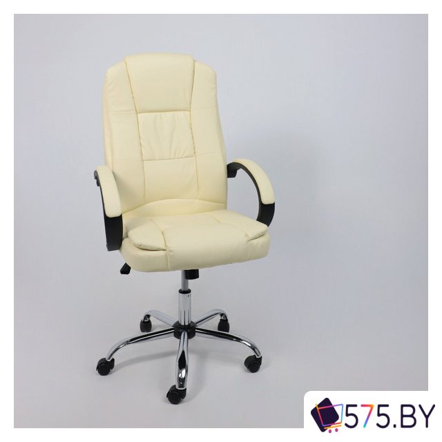 Офисное кресло AksHome Bill Eco (кожзам, кремовый) в магазине 575.by
