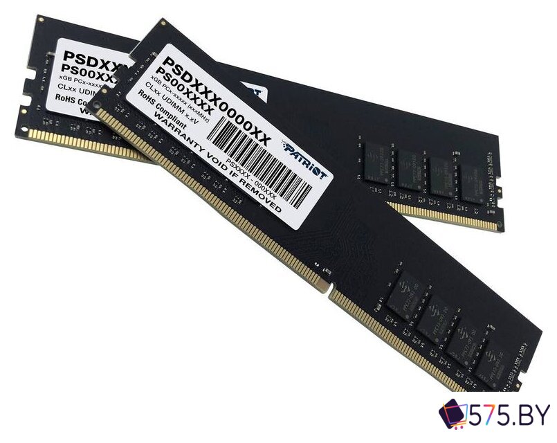 Оперативная память Patriot Signature Line 2x16GB DDR4 PC4-25600 PSD432G3200K в магазине 575.by
