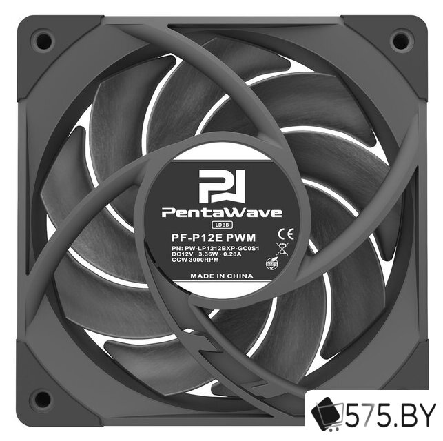 Вентилятор для корпуса PentaWave PF-P12E PWM в магазине 575.by