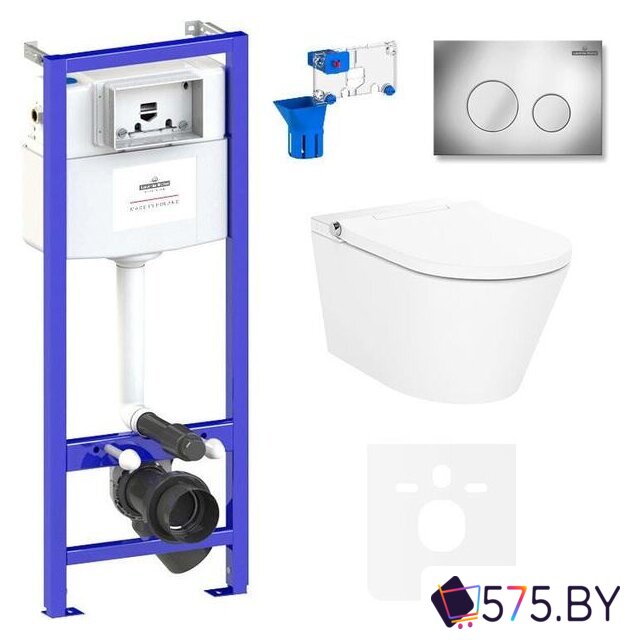 Унитаз подвесной Lavinia Boho Smart V-Clean 7 в 1 87561151 в магазине 575.by