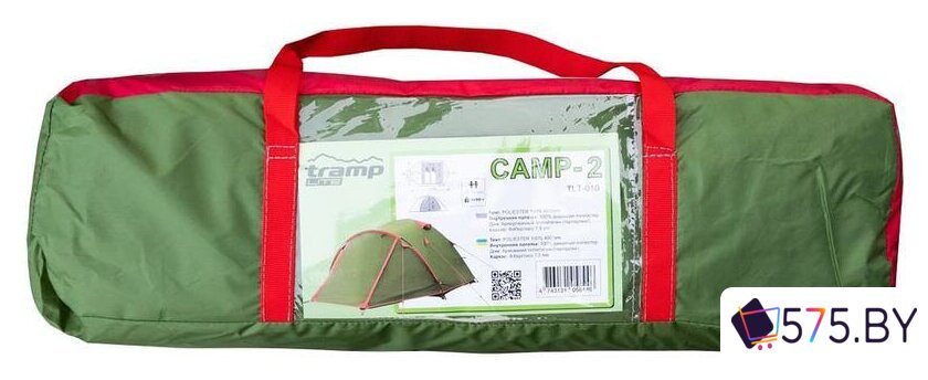 Треккинговая палатка Tramp Lite Camp 2 (зеленый) в магазине 575.by