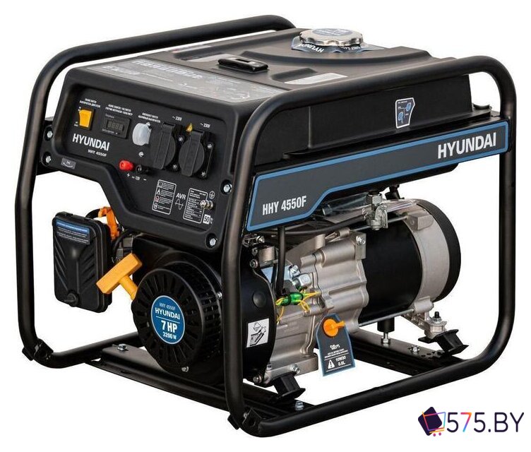 Бензиновый генератор Hyundai HHY 4550F в магазине 575.by