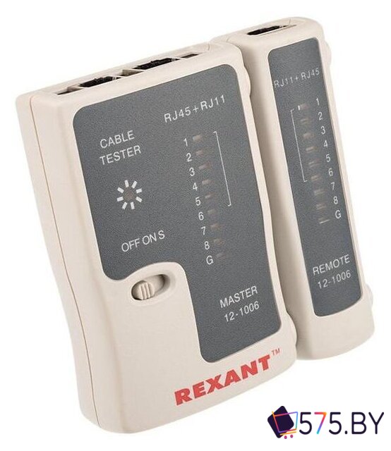 Тестер Rexant RJ-45+RJ-11 12-1006 в магазине 575.by