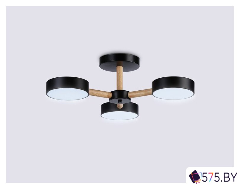 Припотолочная люстра Ambrella light FL4823/3 BK в магазине 575.by