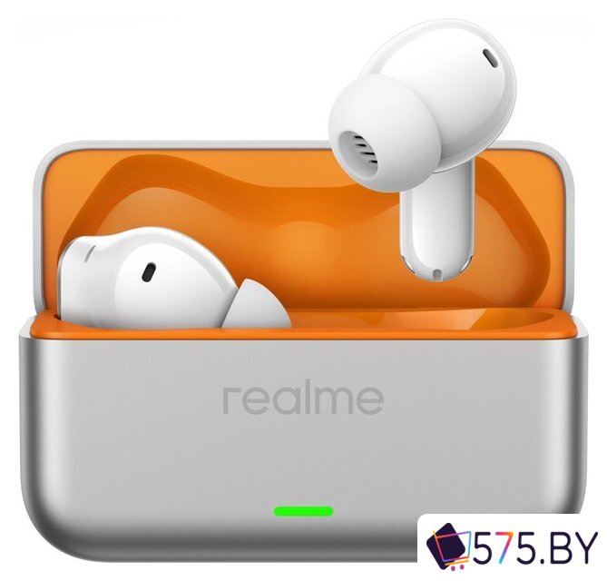 Наушники Realme Buds T500 Pro (белый/серебристый) в магазине 575.by