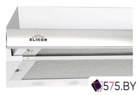 Кухонная вытяжка Elikor Интегра 60П-400-В2Л (белый/нержавеющая сталь) (840490) в магазине 575.by