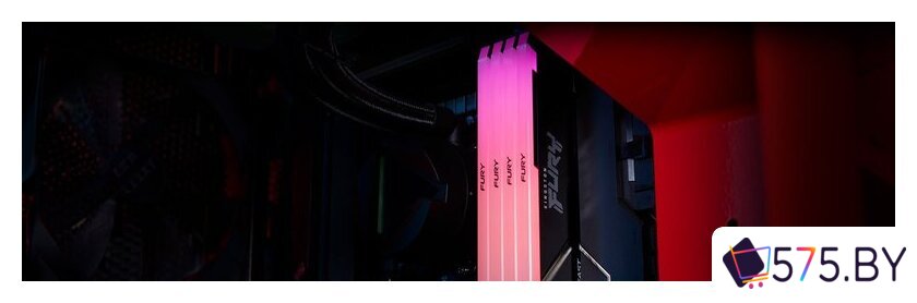 Оперативная память Kingston FURY Beast RGB 2x32ГБ DDR4 3600 МГц KF436C18BB2AK2/64 в магазине 575.by