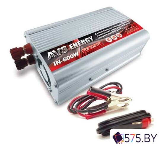 Автомобильный инвертор AVS 12/220V IN-600W в магазине 575.by