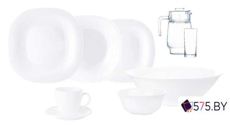 Столовый сервиз Luminarc Carine White N4781 в магазине 575.by