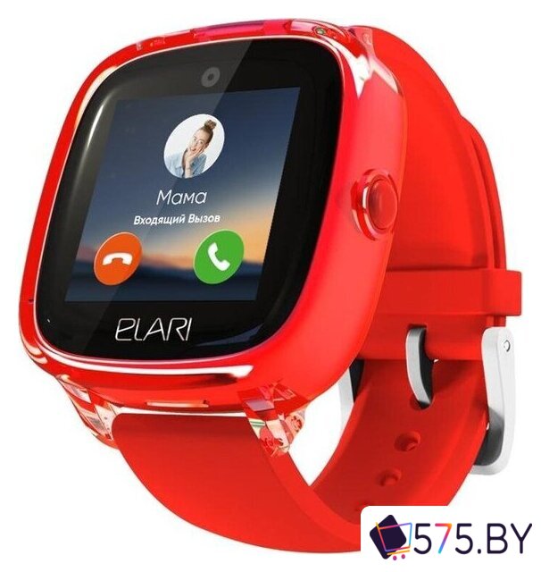 Детские умные часы Elari KidPhone Fresh 4G (красный) в магазине 575.by