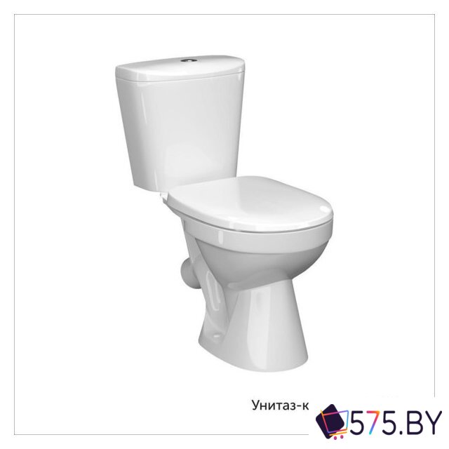 Унитаз напольный Керамин Лаго Инкоэр (белый, с жестким сиденьем) в магазине 575.by