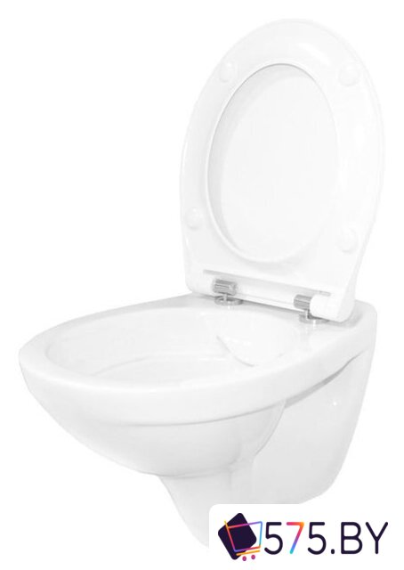 Унитаз подвесной Керамин Санти R (сиденье дюропласт с микролифтом Арктик Slim ЖС) в магазине 575.by