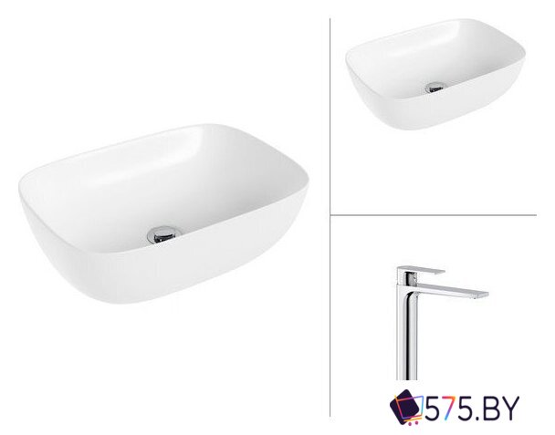 Умывальник Lauter 21493A + Reef 21CK8678C в магазине 575.by