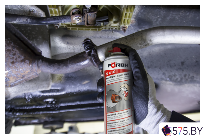 Смазки, пасты и очистители для механических, электрических узлов FORCH Растворитель ржавчины S410 Супербыстрый 300мл 67070026 в магазине 575.by