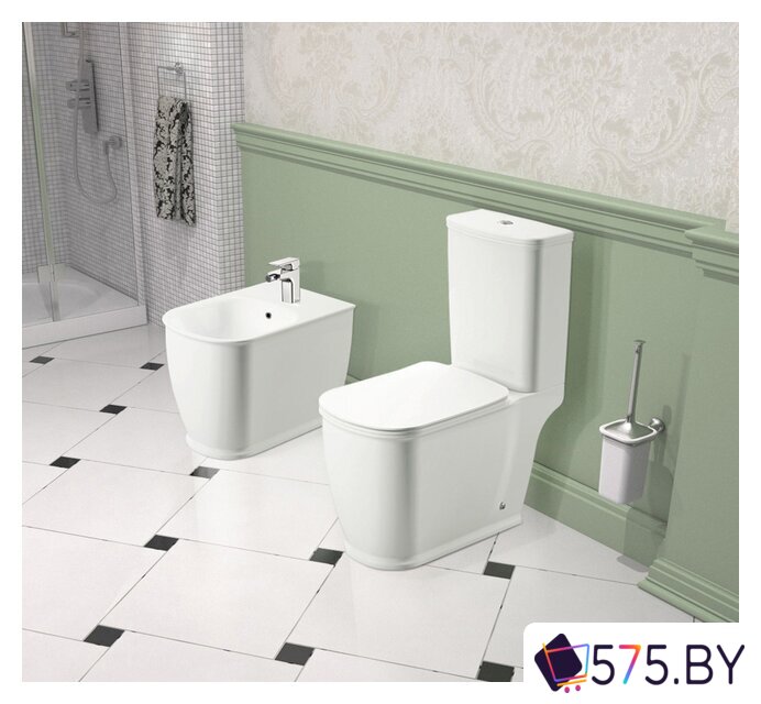 Унитаз напольный Lavinia Boho Bell Pro 3301001N (бачок, чаша, пневмокрышка) в магазине 575.by