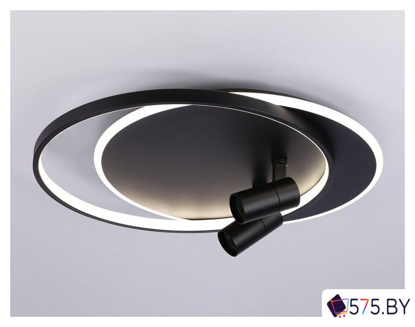 Припотолочная люстра Ambrella light FL51393/1+2 BK в магазине 575.by